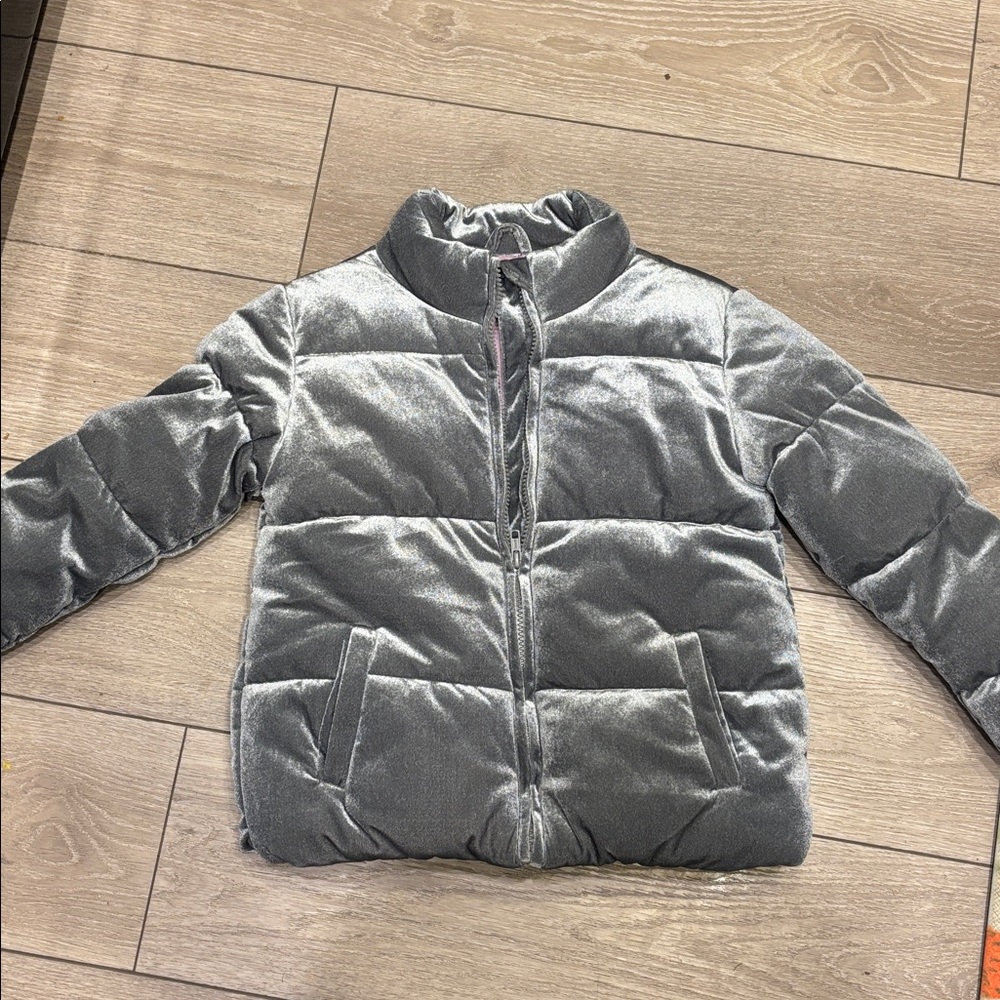 Gymboree Lavender/Gray puffy jacket size 7/8